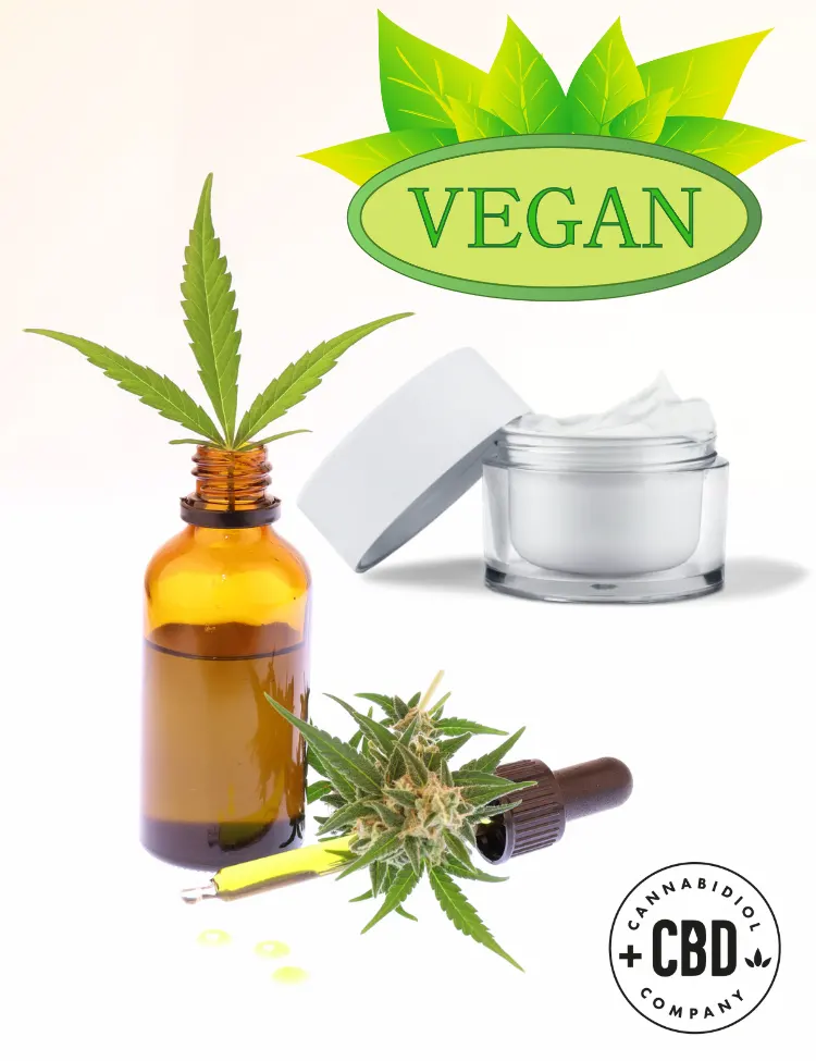 vegan CBD supplementen en huidverzorging